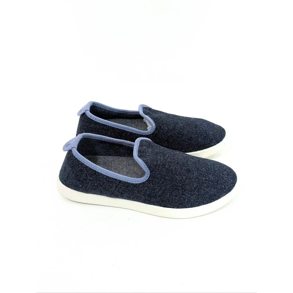 Allbirds Navy Blue Wool Loungers / Slip On Loafers - Size 5 Womens